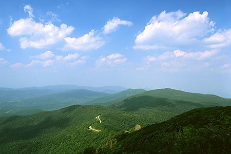 Skyline Drive on Stoneyman Mountain, Shenandoah National Park, VA